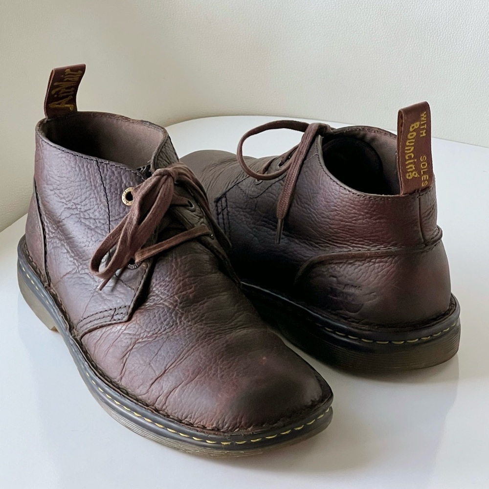 Dr. Martens industrial Sussex Brown Bear Track Slip Resistant Chukka Boots